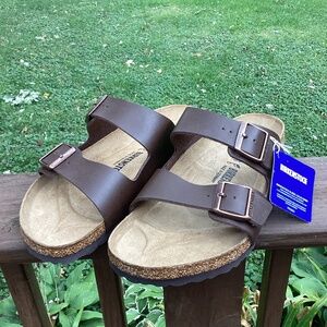 NWT Birkenstock Mens Sandals Habana Oiled Leather Brown 285 Size 11 33 Mens  No
